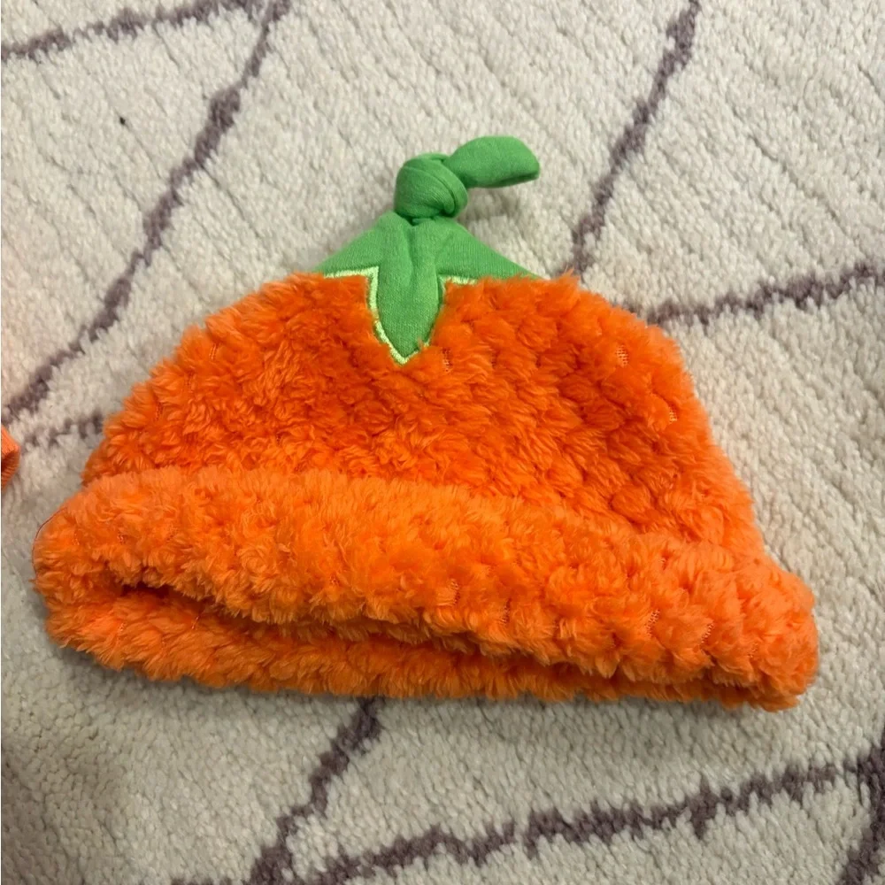 Carter's Orange Plush Pumpkin 'Boo' Kids Sweatshirt - Picture 4 of 4